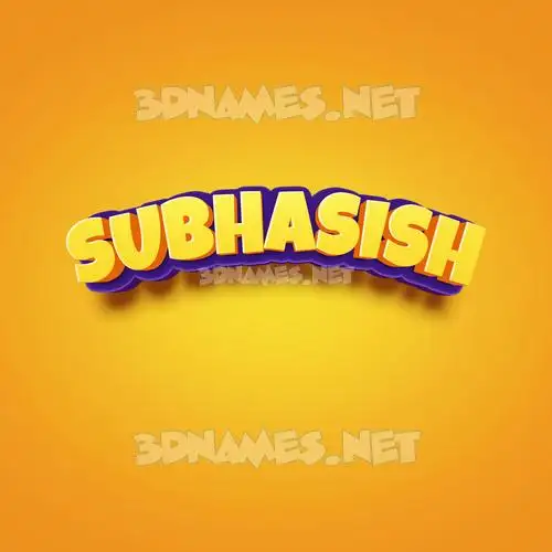 subhasish in Orange Toon style - 3D name wallpaper subhasish in Orange Toon style - 3D name wallpaper