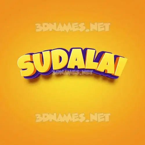 sudalai in Orange Toon style - 3D name wallpaper sudalai in Orange Toon style - 3D name wallpaper