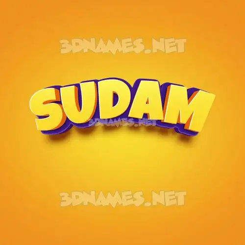 sudam in Orange Toon style - 3D name wallpaper sudam in Orange Toon style - 3D name wallpaper