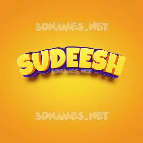 sudeesh in Orange Toon style - 3D name wallpaper sudeesh in Orange Toon style - 3D name wallpaper