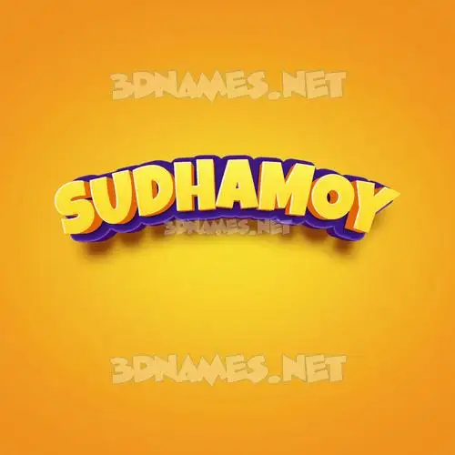 sudhamoy in Orange Toon style - 3D name wallpaper sudhamoy in Orange Toon style - 3D name wallpaper