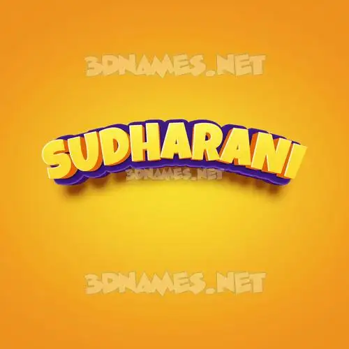 sudharani in Orange Toon style - 3D name wallpaper sudharani in Orange Toon style - 3D name wallpaper