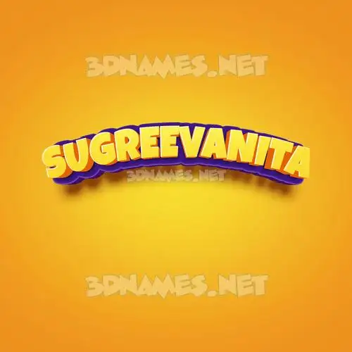 sugreevanita in Orange Toon style - 3D name wallpaper sugreevanita in Orange Toon style - 3D name wallpaper