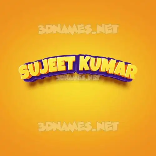 sujeet kumar in Orange Toon style - 3D name wallpaper sujeet kumar in Orange Toon style - 3D name wallpaper