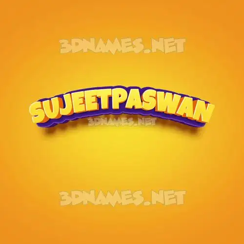 sujeetpaswan in Orange Toon style - 3D name wallpaper sujeetpaswan in Orange Toon style - 3D name wallpaper