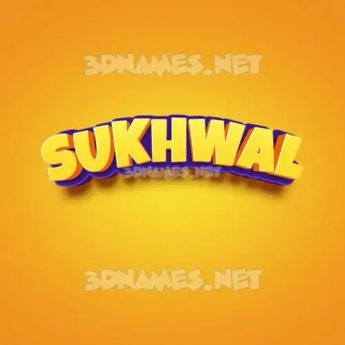 sukhwal in Orange Toon style - 3D name wallpaper sukhwal in Orange Toon style - 3D name wallpaper