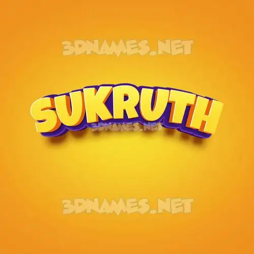 sukruth in Orange Toon style - 3D name wallpaper sukruth in Orange Toon style - 3D name wallpaper