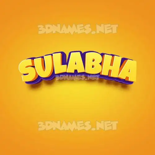 sulabha in Orange Toon style - 3D name wallpaper sulabha in Orange Toon style - 3D name wallpaper