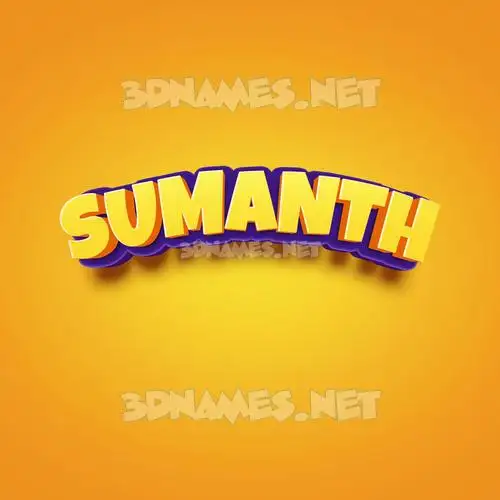 sumanth in Orange Toon style - 3D name wallpaper sumanth in Orange Toon style - 3D name wallpaper