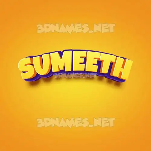 sumeeth in Orange Toon style - 3D name wallpaper sumeeth in Orange Toon style - 3D name wallpaper