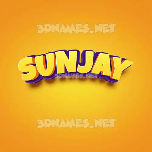 sunjay in Orange Toon style - 3D name wallpaper sunjay in Orange Toon style - 3D name wallpaper