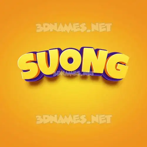 suong in Orange Toon style - 3D name wallpaper suong in Orange Toon style - 3D name wallpaper