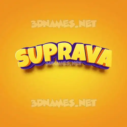 suprava in Orange Toon style - 3D name wallpaper suprava in Orange Toon style - 3D name wallpaper