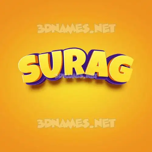 surag in Orange Toon style - 3D name wallpaper surag in Orange Toon style - 3D name wallpaper