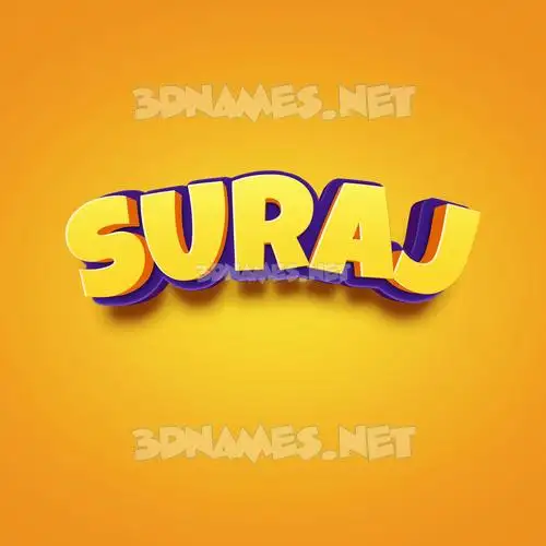 suraj in Orange Toon style - 3D name wallpaper suraj in Orange Toon style - 3D name wallpaper