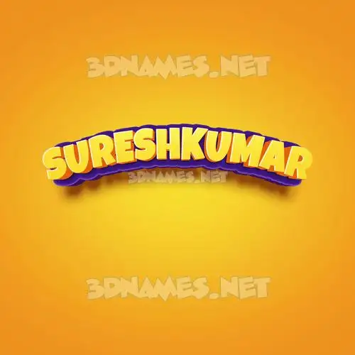 sureshkumar in Orange Toon style - 3D name wallpaper sureshkumar in Orange Toon style - 3D name wallpaper