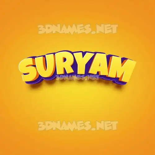 suryam in Orange Toon style - 3D name wallpaper suryam in Orange Toon style - 3D name wallpaper