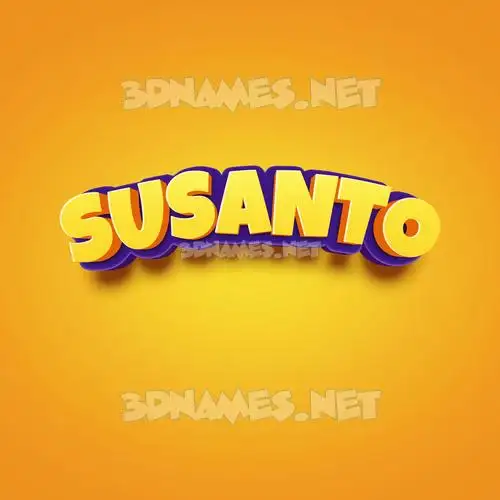 susanto in Orange Toon style - 3D name wallpaper susanto in Orange Toon style - 3D name wallpaper