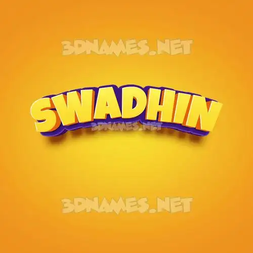 swadhin in Orange Toon style - 3D name wallpaper swadhin in Orange Toon style - 3D name wallpaper
