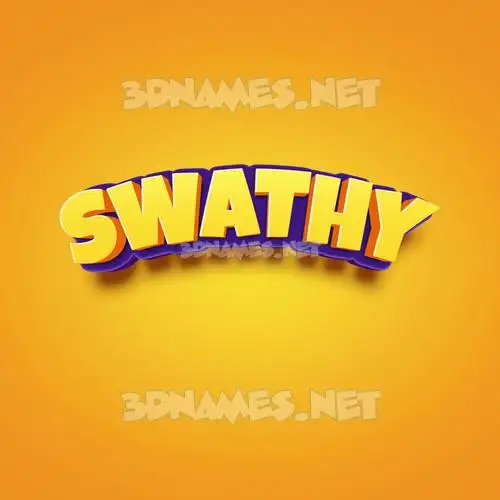 swathy in Orange Toon style - 3D name wallpaper swathy in Orange Toon style - 3D name wallpaper