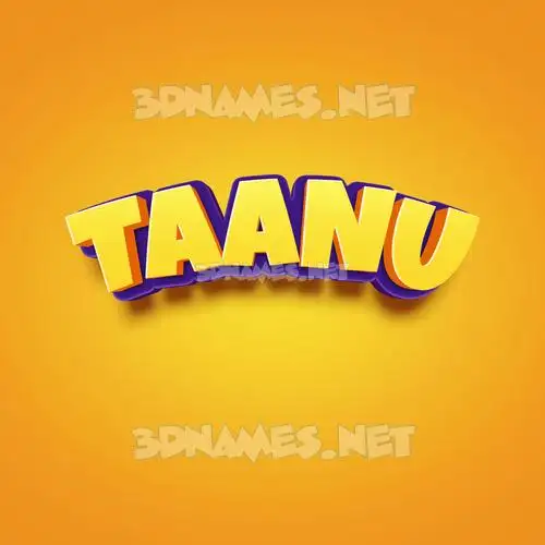 taanu in Orange Toon style - 3D name wallpaper taanu in Orange Toon style - 3D name wallpaper