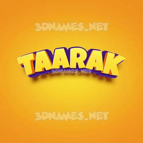 taarak in Orange Toon style - 3D name wallpaper taarak in Orange Toon style - 3D name wallpaper