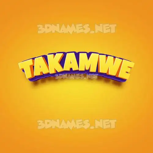 takamwe in Orange Toon style - 3D name wallpaper takamwe in Orange Toon style - 3D name wallpaper