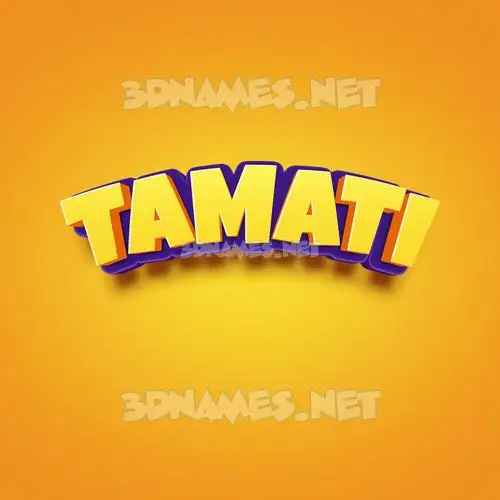 tamati in Orange Toon style - 3D name wallpaper tamati in Orange Toon style - 3D name wallpaper