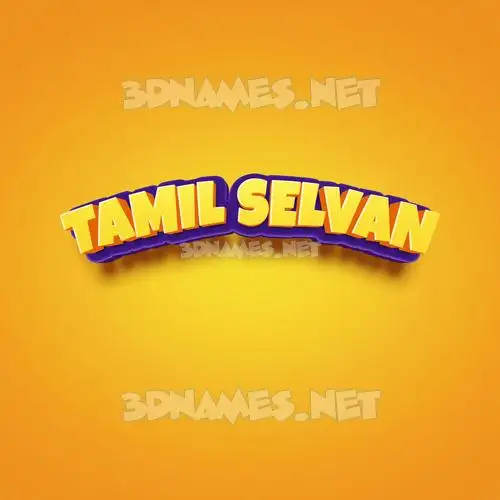 tamil selvan in Orange Toon style - 3D name wallpaper tamil selvan in Orange Toon style - 3D name wallpaper