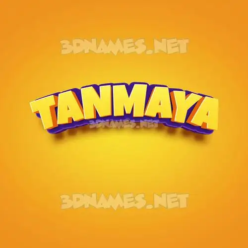 tanmaya in Orange Toon style - 3D name wallpaper tanmaya in Orange Toon style - 3D name wallpaper