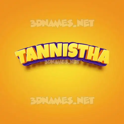tannistha in Orange Toon style - 3D name wallpaper tannistha in Orange Toon style - 3D name wallpaper