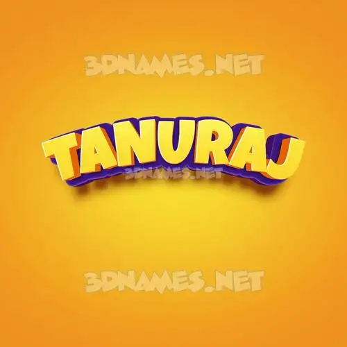tanuraj in Orange Toon style - 3D name wallpaper tanuraj in Orange Toon style - 3D name wallpaper