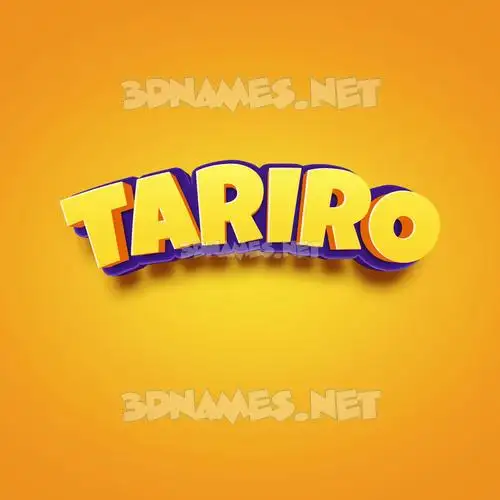 tariro in Orange Toon style - 3D name wallpaper tariro in Orange Toon style - 3D name wallpaper