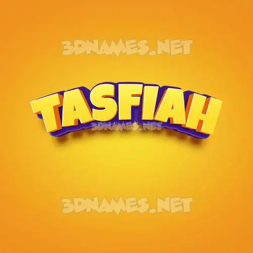 tasfiah in Orange Toon style - 3D name wallpaper tasfiah in Orange Toon style - 3D name wallpaper