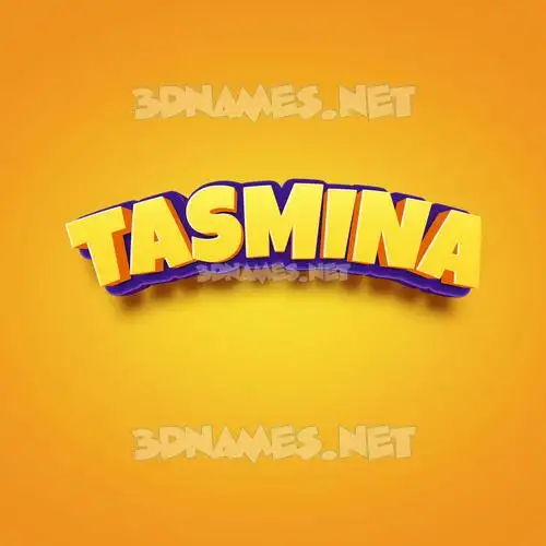 tasmina in Orange Toon style - 3D name wallpaper tasmina in Orange Toon style - 3D name wallpaper