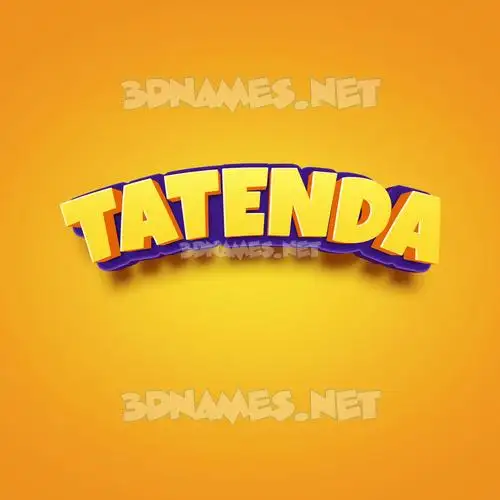 tatenda in Orange Toon style - 3D name wallpaper tatenda in Orange Toon style - 3D name wallpaper