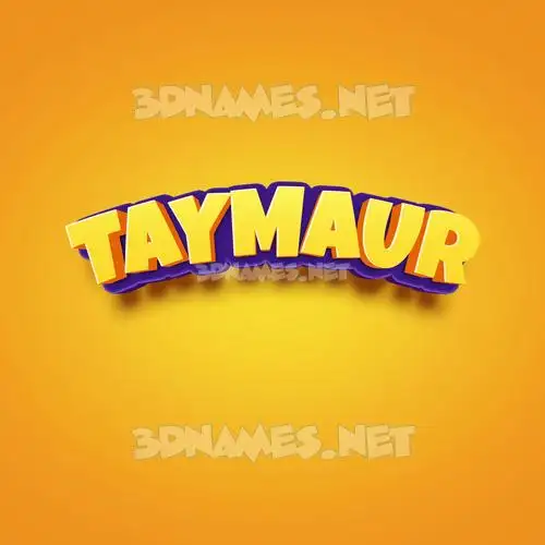 taymaur in Orange Toon style - 3D name wallpaper taymaur in Orange Toon style - 3D name wallpaper