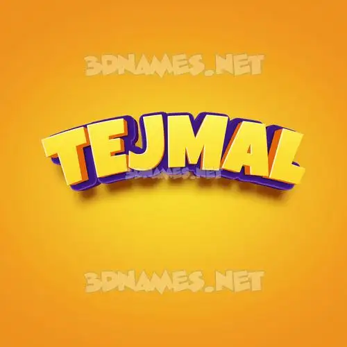 tejmal in Orange Toon style - 3D name wallpaper tejmal in Orange Toon style - 3D name wallpaper
