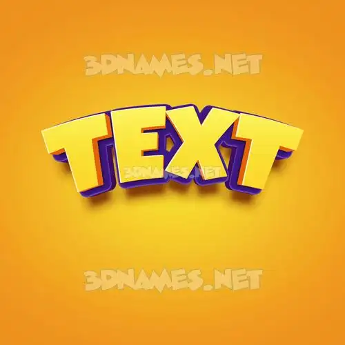 text in Orange Toon style - 3D name wallpaper text in Orange Toon style - 3D name wallpaper