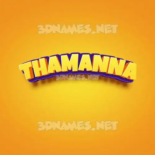 thamanna in Orange Toon style - 3D name wallpaper thamanna in Orange Toon style - 3D name wallpaper