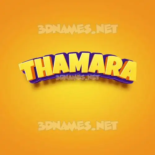 thamara in Orange Toon style - 3D name wallpaper thamara in Orange Toon style - 3D name wallpaper