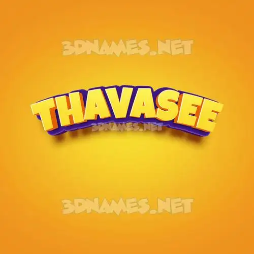 thavasee in Orange Toon style - 3D name wallpaper thavasee in Orange Toon style - 3D name wallpaper
