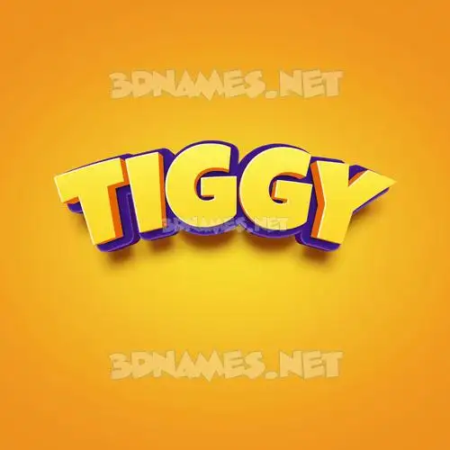 tiggy in Orange Toon style - 3D name wallpaper tiggy in Orange Toon style - 3D name wallpaper