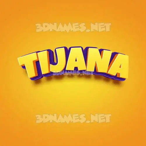 tijana in Orange Toon style - 3D name wallpaper tijana in Orange Toon style - 3D name wallpaper