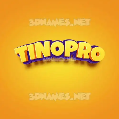 tinopro in Orange Toon style - 3D name wallpaper tinopro in Orange Toon style - 3D name wallpaper