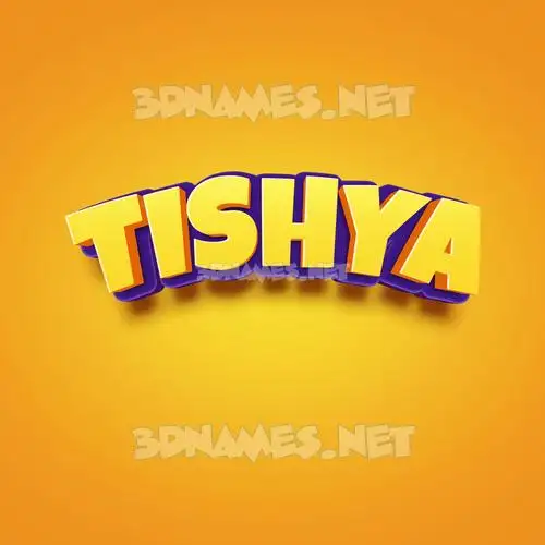 tishya in Orange Toon style - 3D name wallpaper tishya in Orange Toon style - 3D name wallpaper