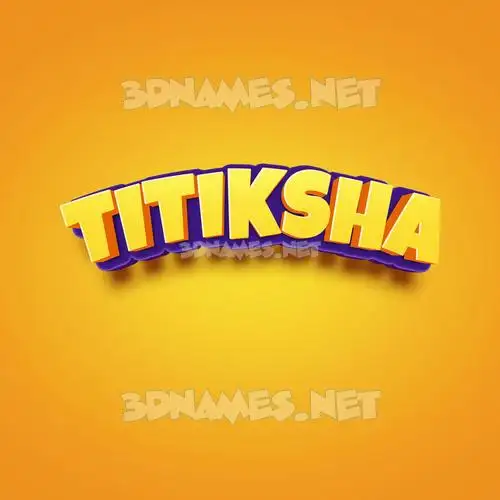 titiksha in Orange Toon style - 3D name wallpaper titiksha in Orange Toon style - 3D name wallpaper