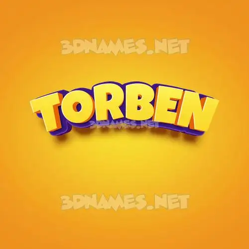 torben in Orange Toon style - 3D name wallpaper torben in Orange Toon style - 3D name wallpaper