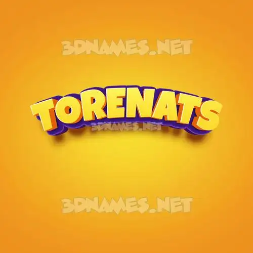 torenats in Orange Toon style - 3D name wallpaper torenats in Orange Toon style - 3D name wallpaper