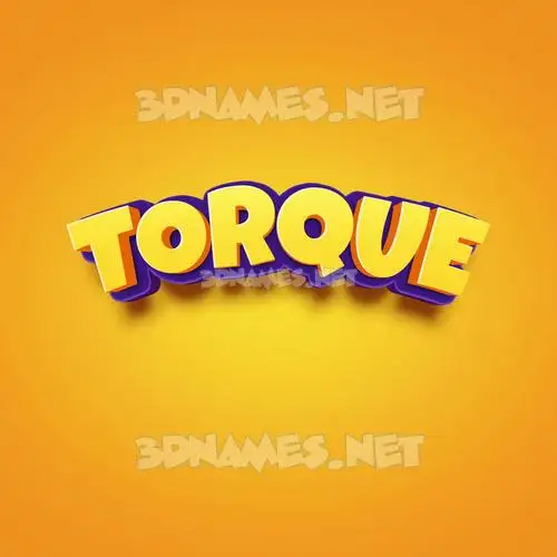 torque in Orange Toon style - 3D name wallpaper torque in Orange Toon style - 3D name wallpaper